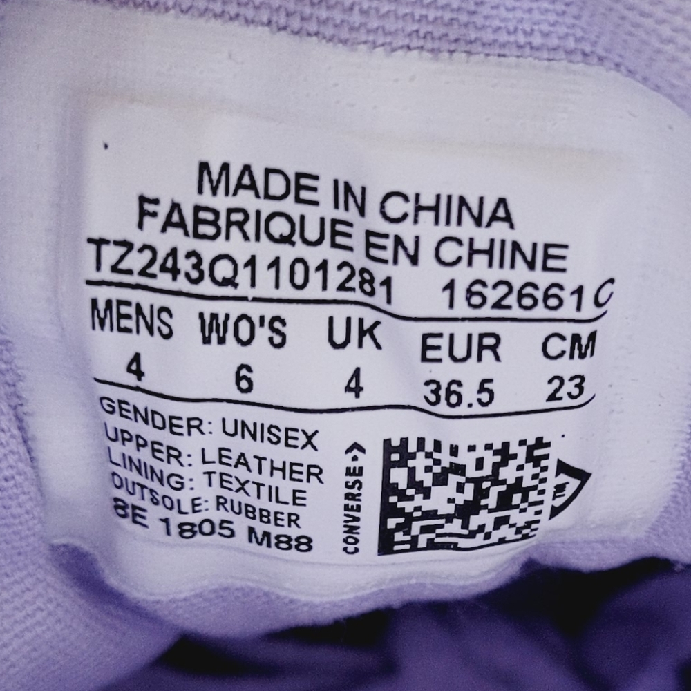 Converse Star Player OX Purple/White - Picture 7 of 7